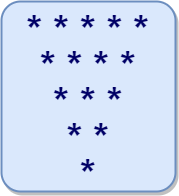Pyramid Star Pattern
