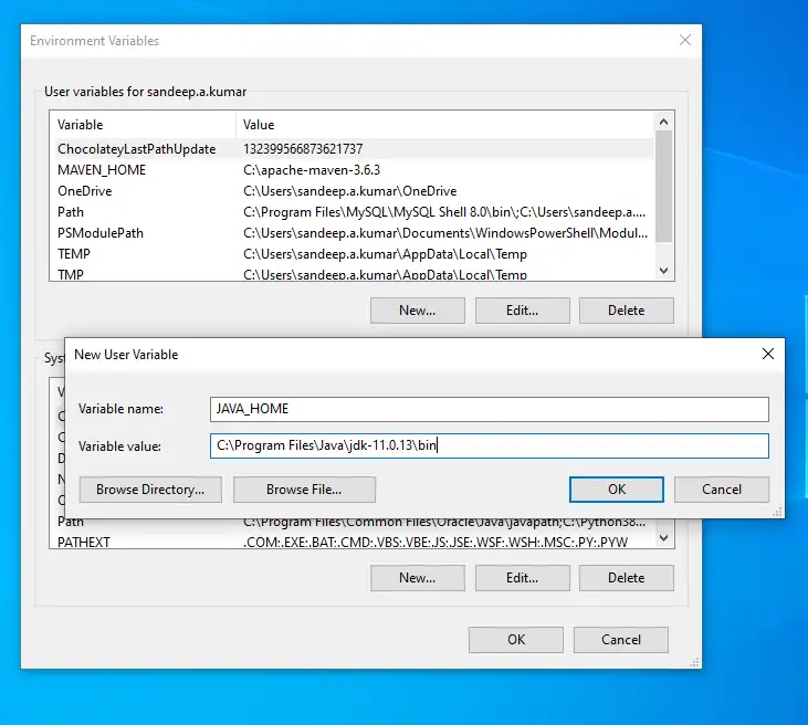 Java Environment Setup In Windows Javabytechie